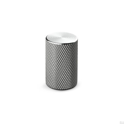 Rimini 18 Silver Brushed Furniture Knob