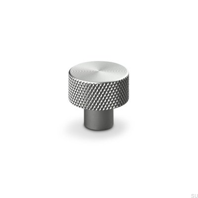 Rimini 20 Silver Brushed Furniture Knob
