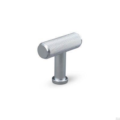 T-Bar Salo Ruta Metal Silver Furniture Knob