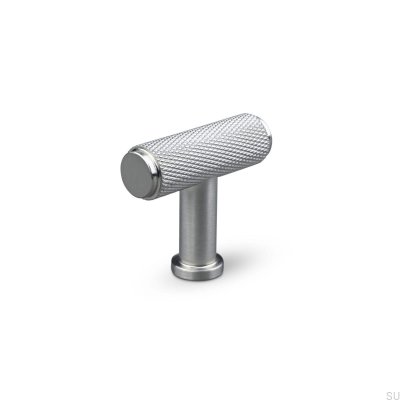 T-Bar Salo Ruta Metal Furniture Knob Brushed Silver