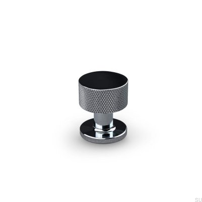 Sassari 25 furniture knob, polished chrome