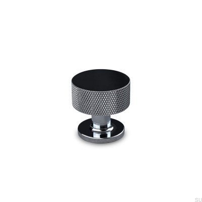 Sassari 30 furniture knob, polished chrome