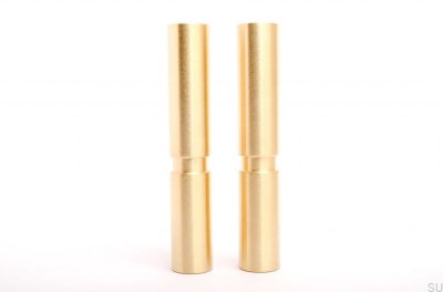 Cylinder 170 Furniture leg. Brass, Brushed, Unpainted