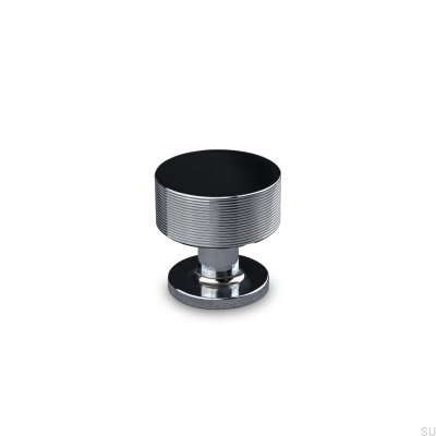Sassari 30 furniture knob, polished chrome