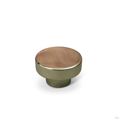 Vasto 34 Gold Polished furniture knob