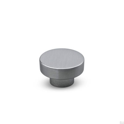 Vasto 34 Brushed Silver furniture knob