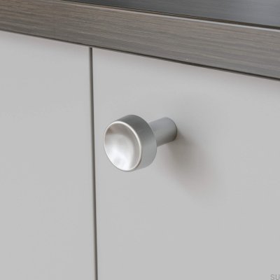 Hjo 25 silver furniture knob
