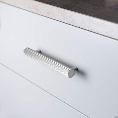 Smögen 160 silver oblong furniture handle