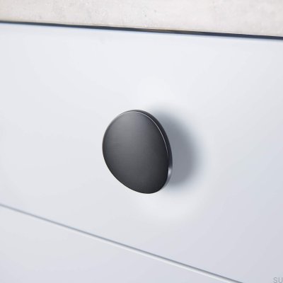 Furniture knob Särö 70 Metal Matte Black (2 pieces)