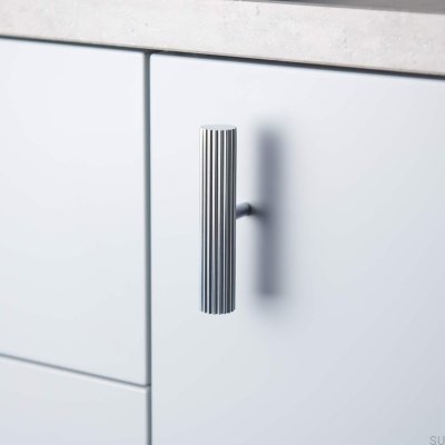 T-Bar Smögen furniture knob Silver (2 pieces)