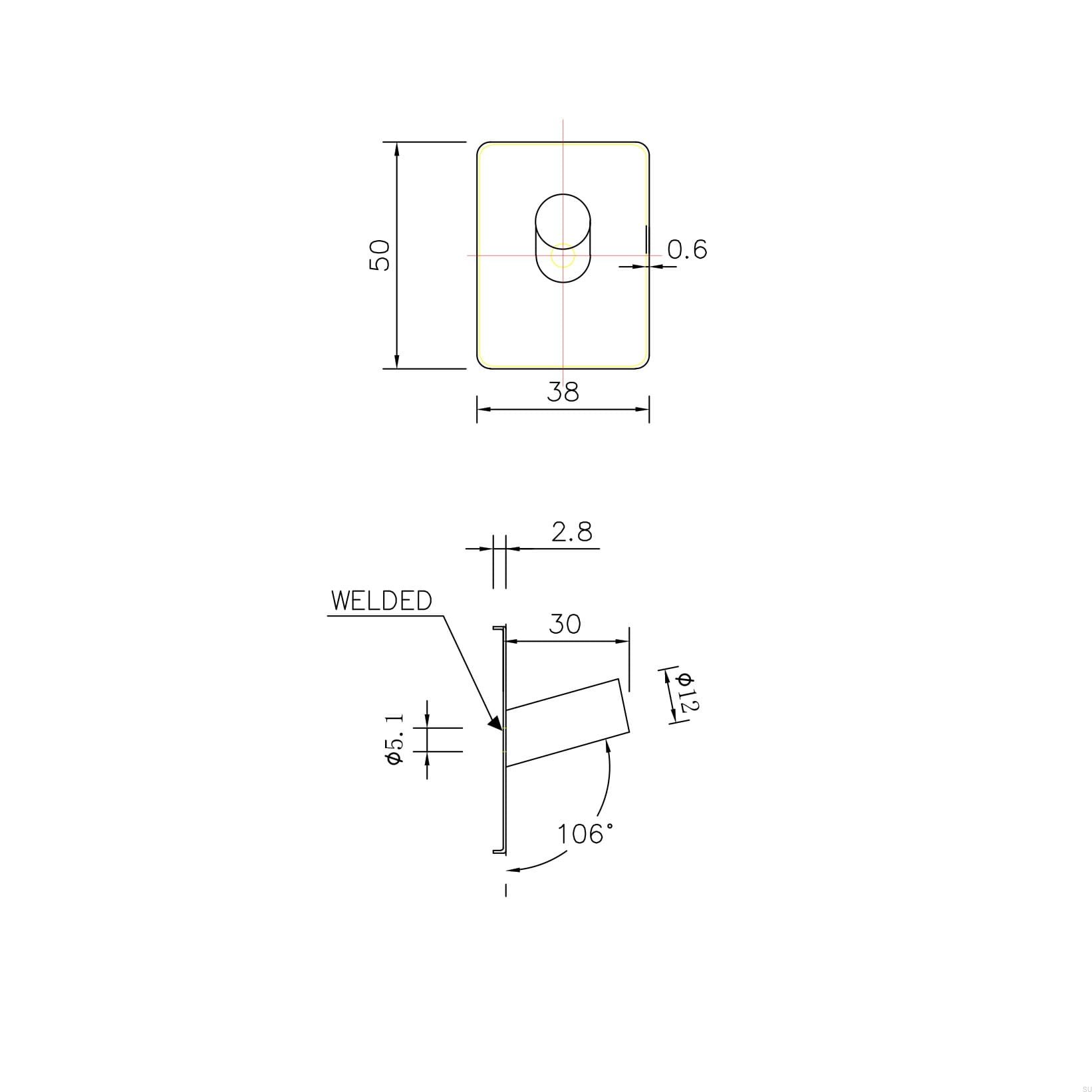 17000007--Wieszak-ścienny-Nantes-38-1-Chrom-Polerowany-Theofiles-Skandynawskie-Uchwyty_2