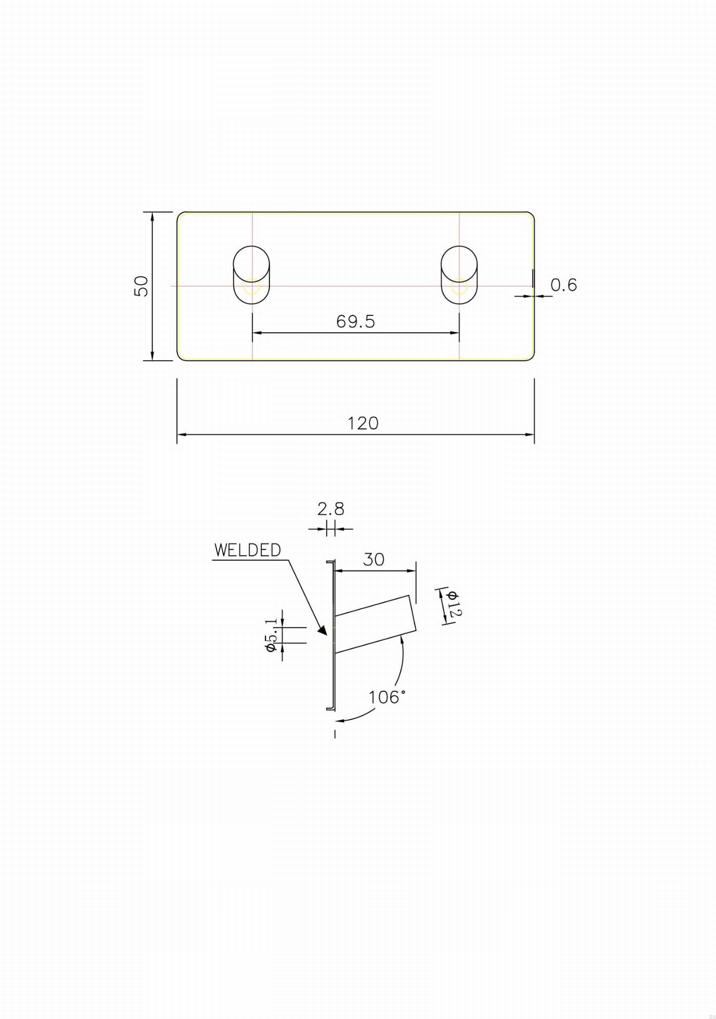 17000008--Wieszak-ścienny-Nantes-120-2-Chrom-Polerowany-Theofils-Skandynawskie-Uchwyty_3