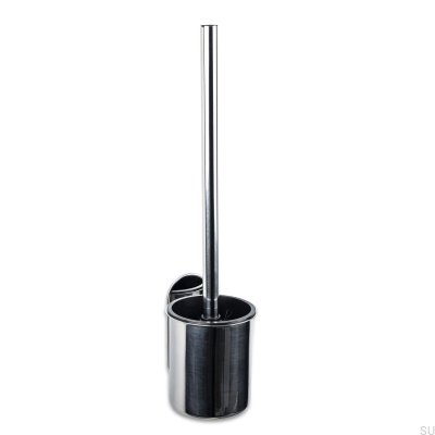 Tours wall-mounted toilet brush, polished chrome