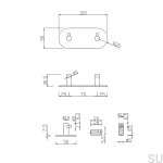 17000056--Wieszak-ścienny-Tours-120-2-Metalowy-Czarny-Mat-Theofiles-Skandynawskie-Uchwyty_2