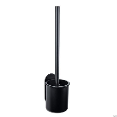 Tours wall-mounted toilet brush, metal, matte black