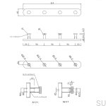 17000063--Wieszak-ścienny-Dijon-314-4-Chrom-Polerowany-Theofiles-Skandynawskie-Uchwyty_2