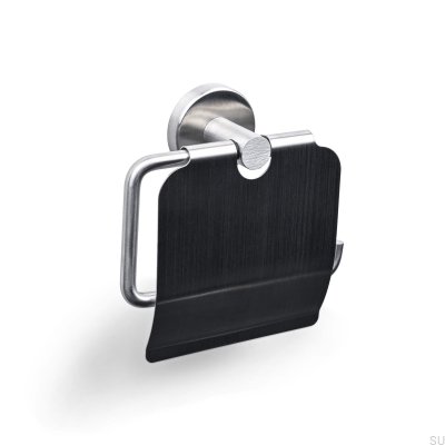 Dijon Silver Brushed Toilet Roll Holder