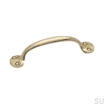 Zdjęcie przedstawia uchwyt meblowy podłużny z serii 1690 mosieżny od Beslag Design