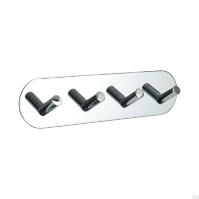 Base 100-4 wall hanger Polished chrome