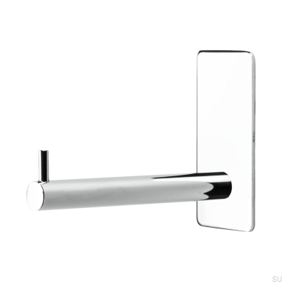 Base 200 protruding chrome polished toilet roll holder