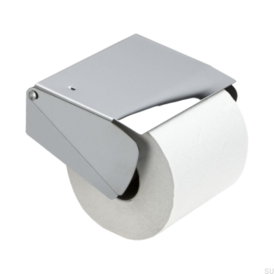 Solid Toilet Paper Holder Polished Chrome