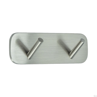 Wall hanger Solid 2 Brushed silver