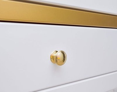 Furniture Knob 24466 (30) Polished Brass