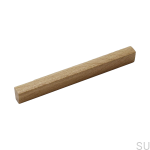 Zdjęcie produktowe uchwytu podłużnego z serii A16 z drewna od Beslag Design