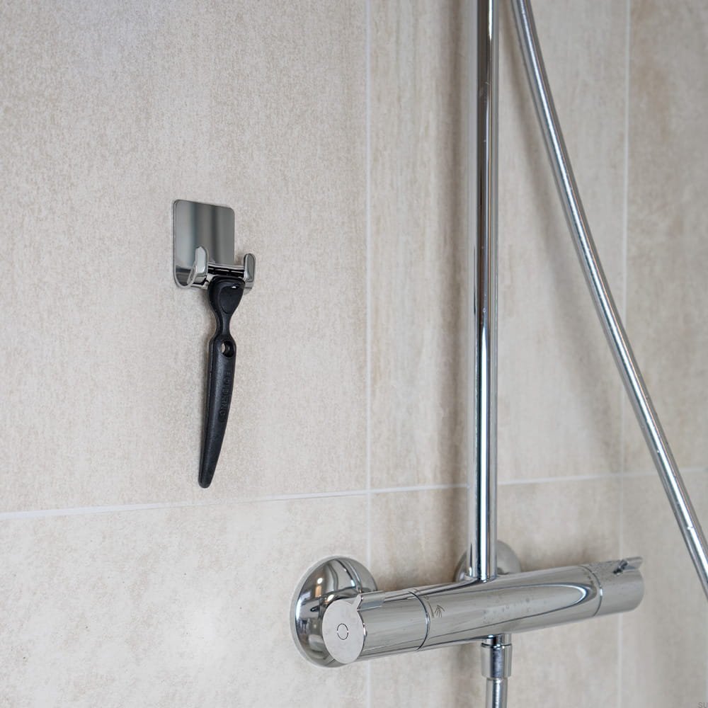 606076-21 Uchwyt na maszynkę do golenia Base Chrom Polerowany