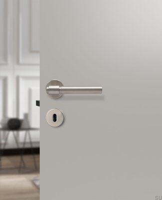 Helix 200 Plain Metal Silver door handle