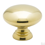 Gałka meblowa 411 32 Złota mosiężna polerowana zdjęcie