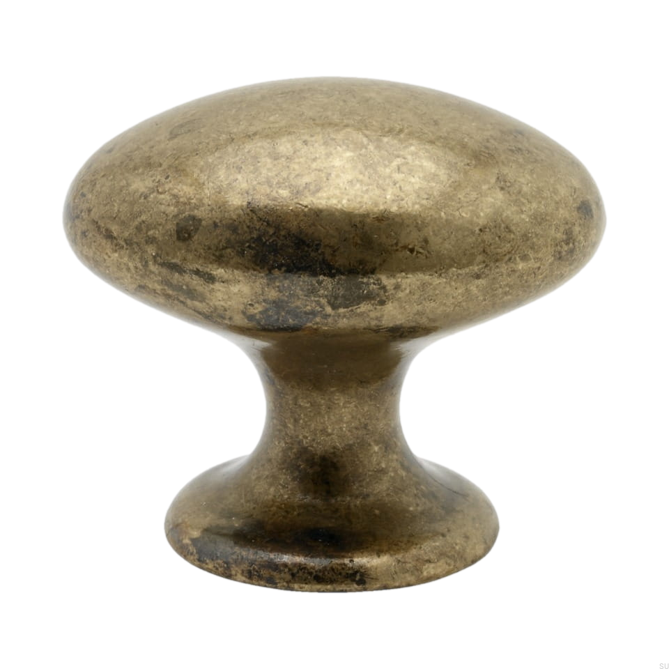 Zdjęcie produktowe gałki 401 postarzanej złotej