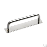 Zdjęcie przedstawia uchwyt meblowy podłużny z podstawą z serii  Royal Deluxe od Beslag Design