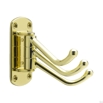 Wall hanger Lyr Polished gold