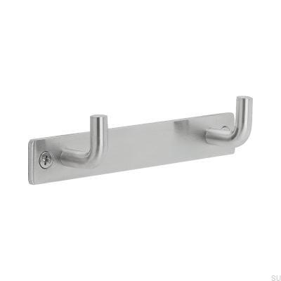 Wall hanger Strand 2 Polished steel