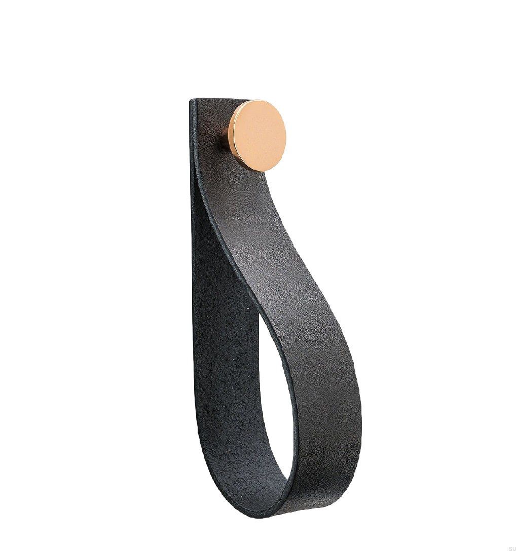 333302--Wieszak-Loop-Strap-Czarna-Skóra-Polerowana-Miedź-Beslag-Design-Skandynawskie-Uchwyty_1