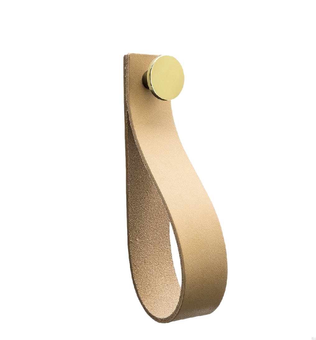 333309--Wieszak-śnienny-Loop-Strap-Skórzany-Naturalny-ze-Złotym-Beslag-Design-Skandynawskie-Uchwyty_4