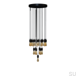 żyrandol klasyczny Buster czarny