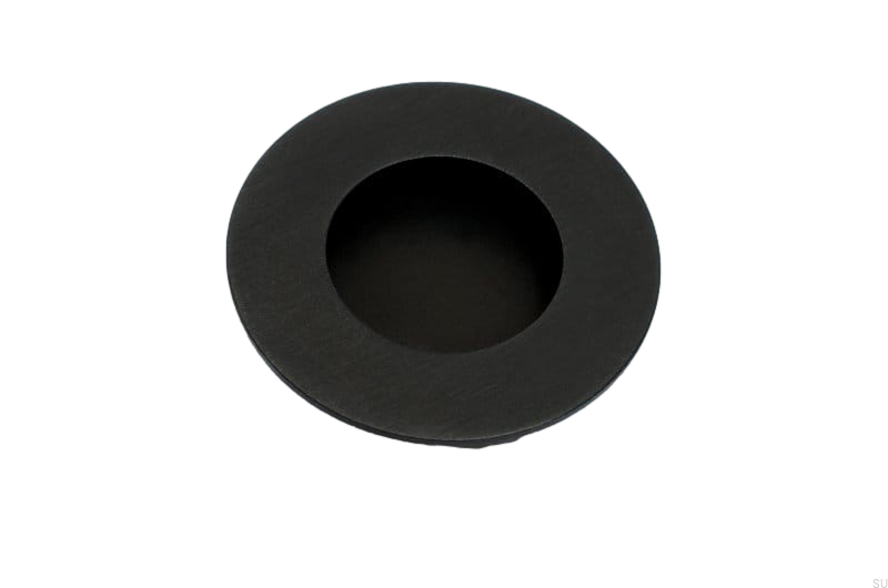 Uchwyt do drzwi przesuwanych okrągły czarny