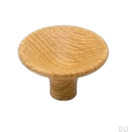 Furniture knob Trumpet 48 Wooden, oak