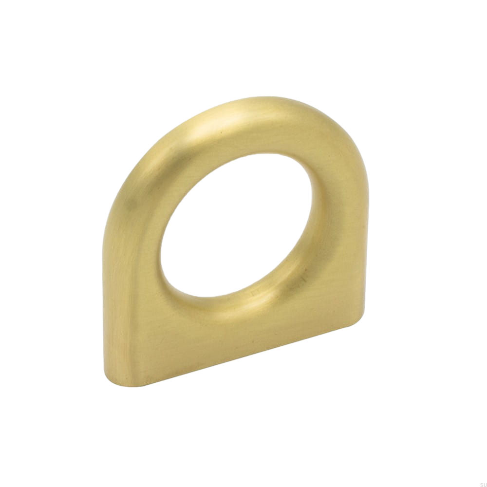 Zdjęcie produktowe uchwytu luck 32 złotego mosiężnego szczotkowanego