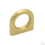 Zdjęcie produktowe uchwytu luck 32 złotego mosiężnego szczotkowanego