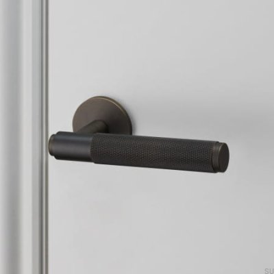 Cross 30 Door Handle Brass Burnt Bronze