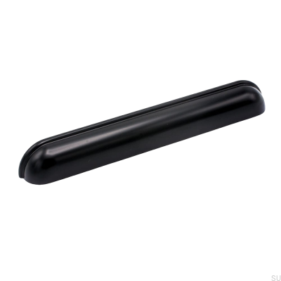 Saluto Shell Furniture Handle 160 Black aluminum