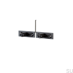 Zdjecie galki Linear Plate Gun metal