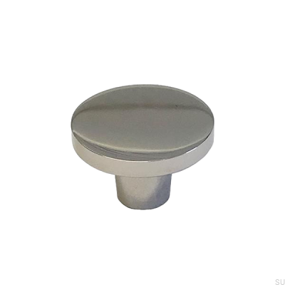 Furniture knob Rivet 20 Polished nickel