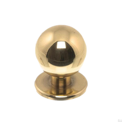 Furniture Knob 1349 20 Polished Brass, Lacquered
