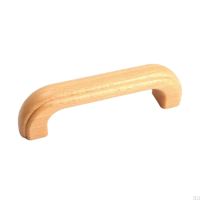 Elongated furniture handle 1023 78 Wooden