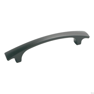 Elongated furniture handle 1301 128 Metal black
