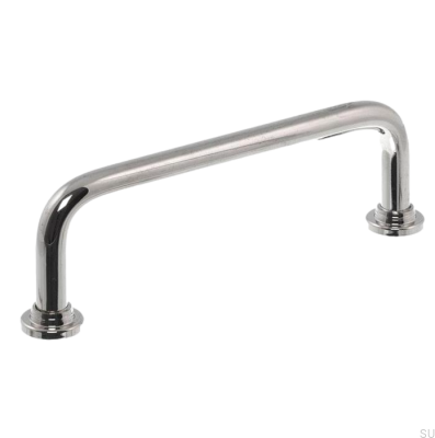 Oblong furniture handle 1353-87 Polished Nickel